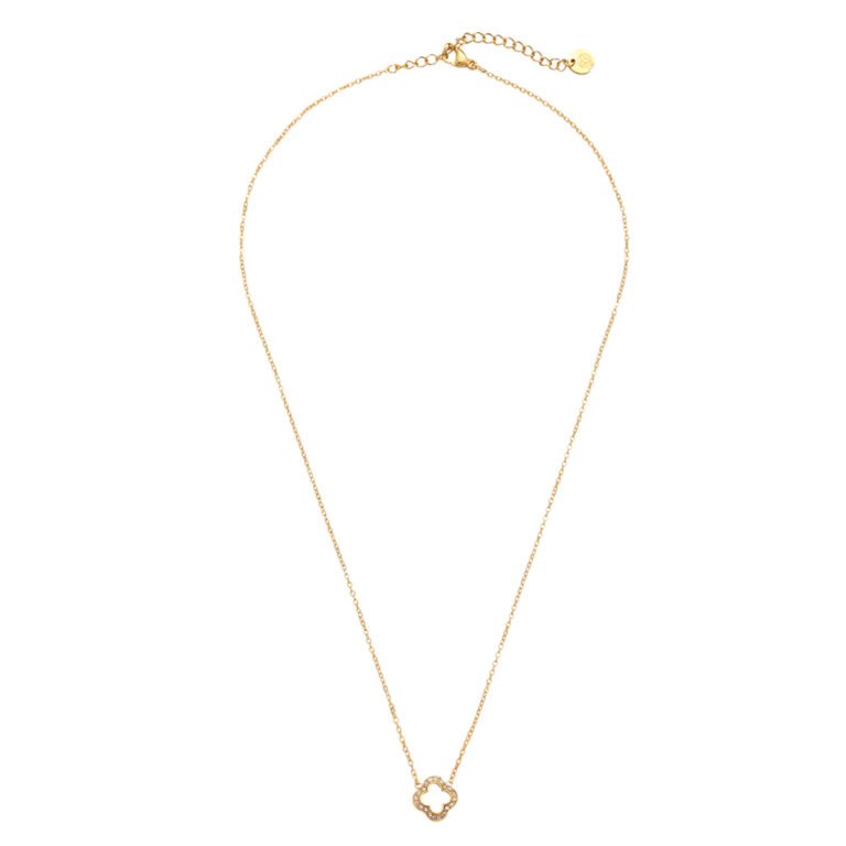 Colar Trevo Brilhante