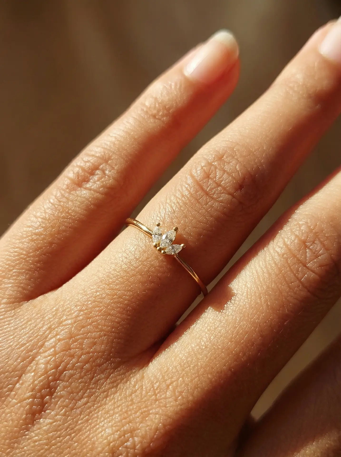 Anel Ajustável Coroa de Folhas